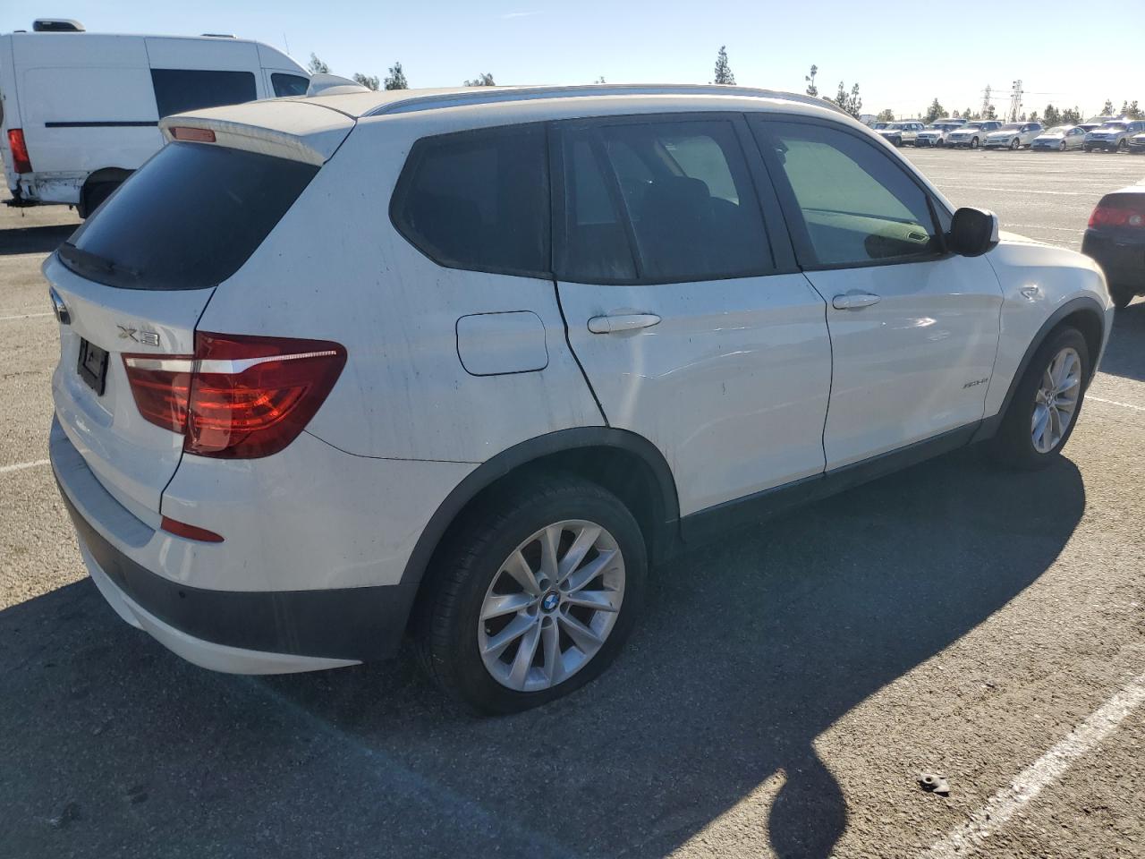 2013 BMW X3 VIN 5UXWX9C56D0A14042 Copart auction photo, mechanical damage thumbnail 3