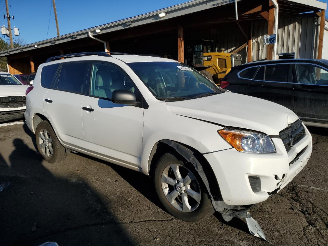 2012 Toyota RAV 4 VIN 2T3BF4DV3CW186931 Copart auction photo, front end / side damage thumbnail 4