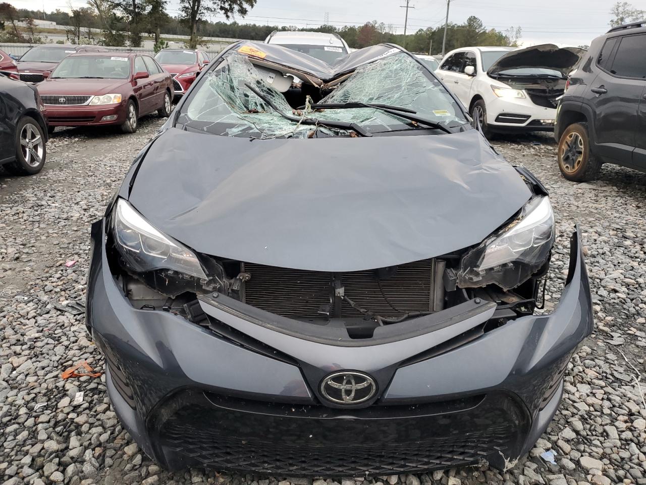 2019 Toyota Corolla VIN 2T1BURHE8KC179897 Copart auction photo, all over damage thumbnail 5