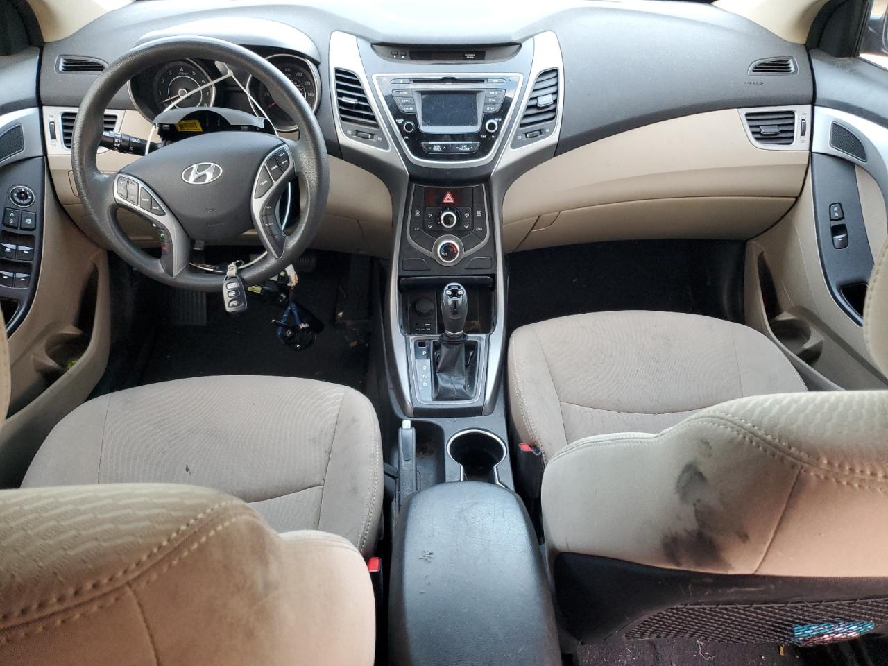 2016 Hyundai Elantra VIN 5NPDH4AE9GH655038 Copart auction photo, front end damage thumbnail 8
