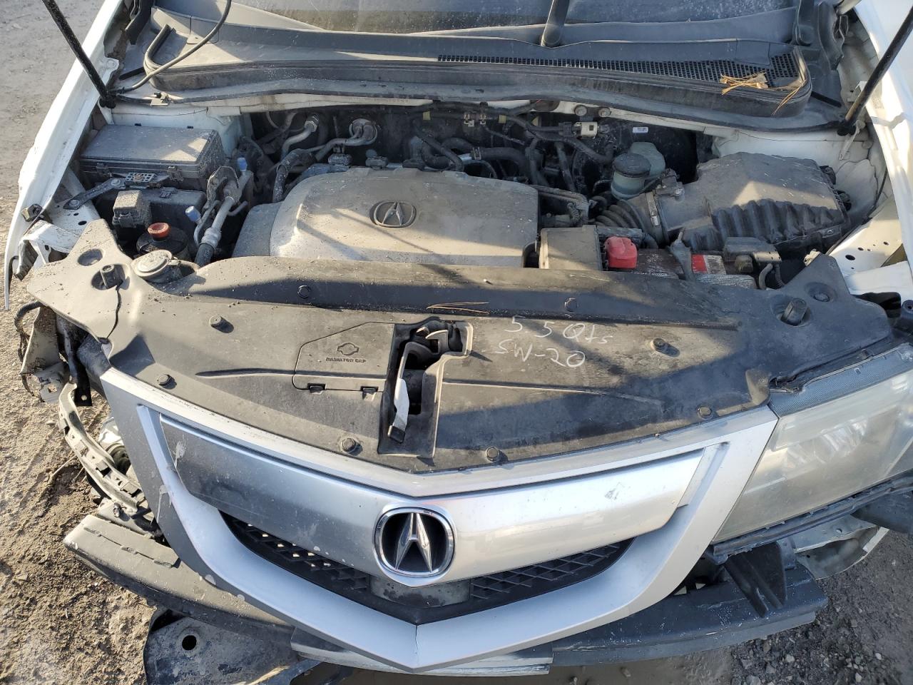 2011 Acura MDX VIN 2HNYD2H57BH522197 Copart auction photo, front end / side damage thumbnail 14
