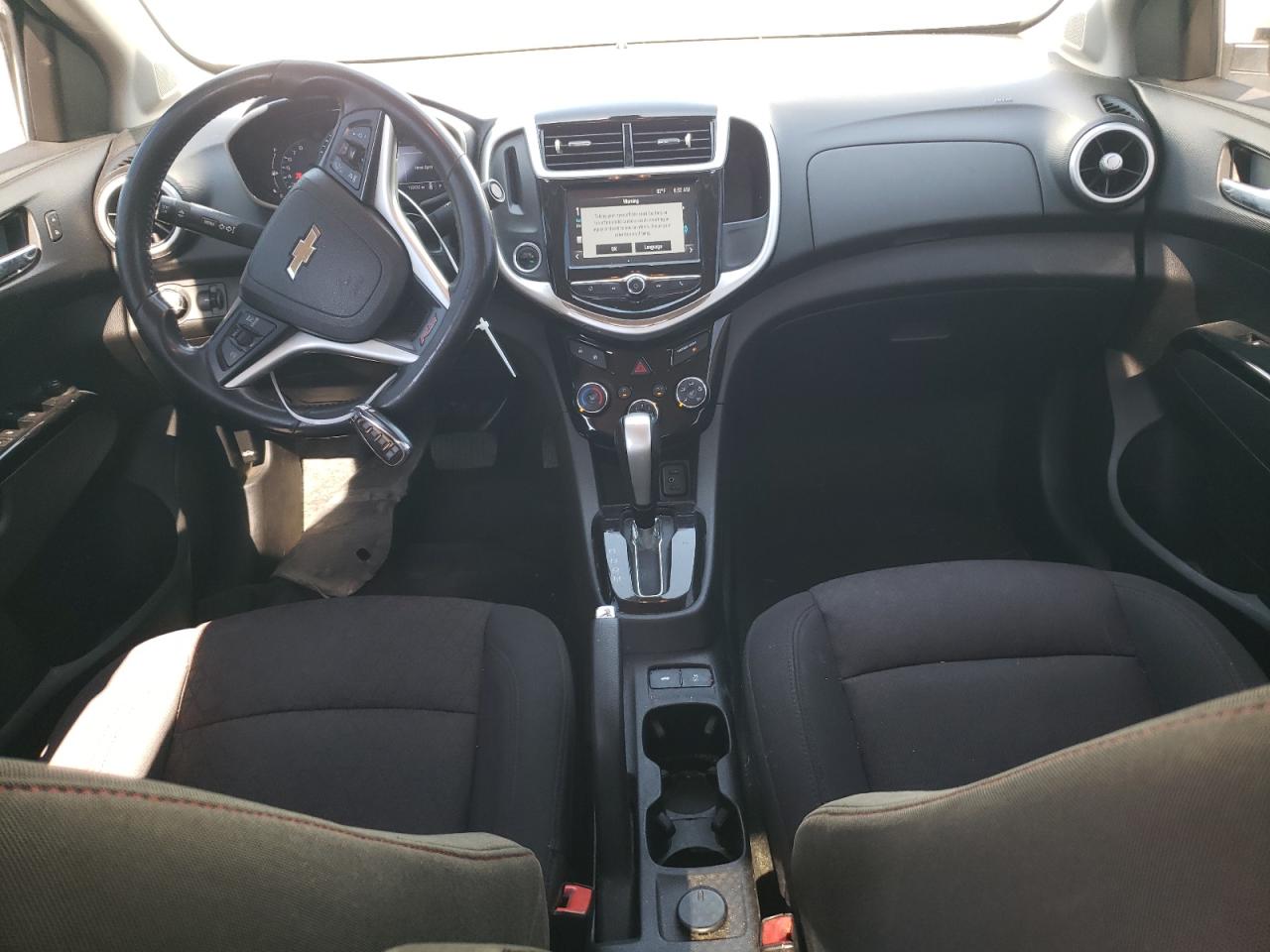 2017 Chevrolet Sonic VIN 1G1JD5SH0H4168470 Copart auction photo, front end / side damage thumbnail 8