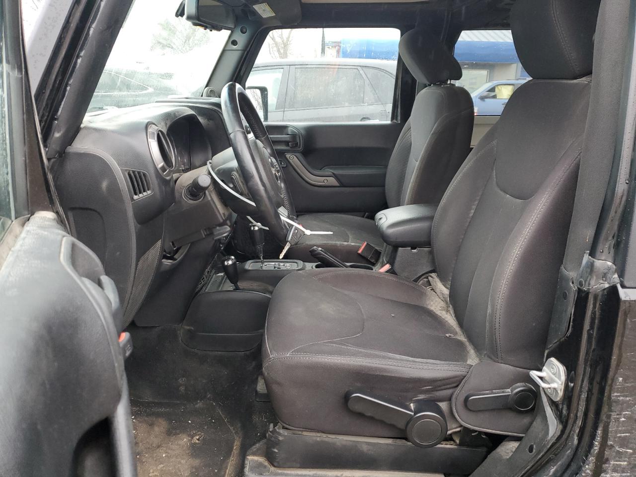 2013 Jeep Wrangler VIN 1C4AJWAG0DL692040 Copart auction photo, front end damage thumbnail 7