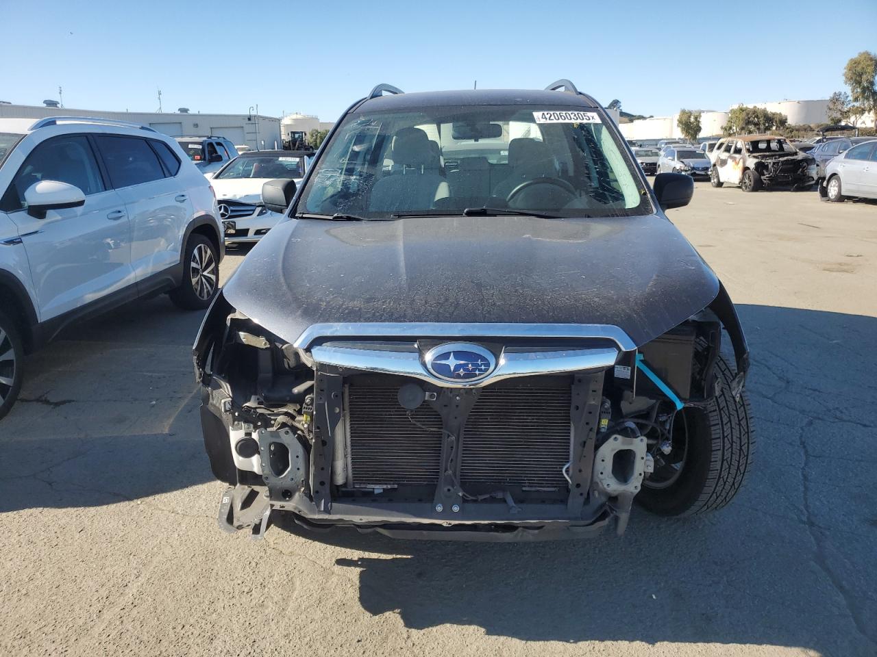2015 Subaru Forester VIN JF2SJABC3FH822662 Copart auction photo, front end damage thumbnail 5
