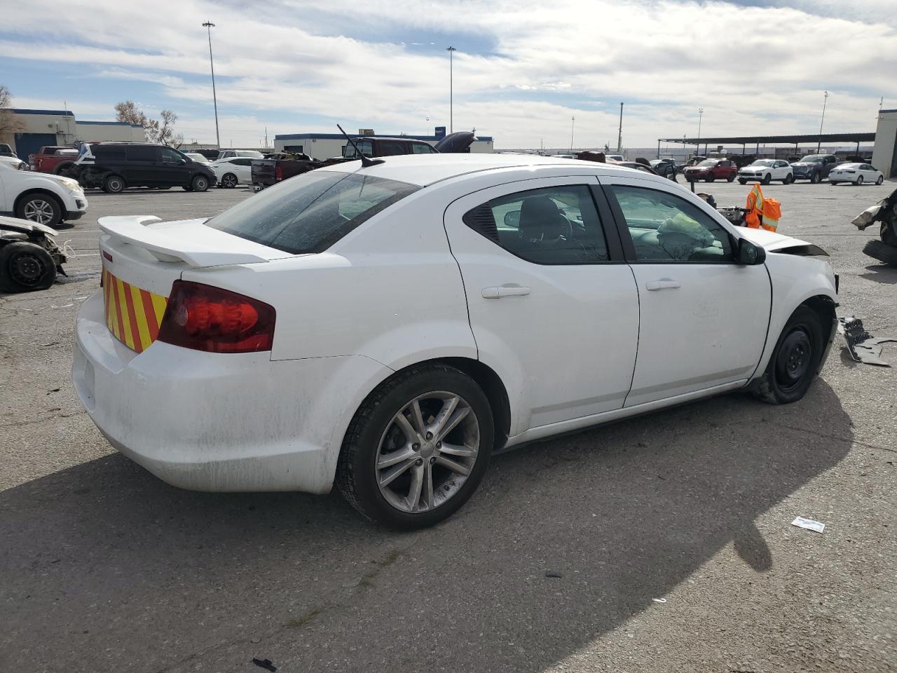 2014 Dodge Avenger VIN 1C3CDZAG7EN116473 Copart auction photo, front end damage thumbnail 3