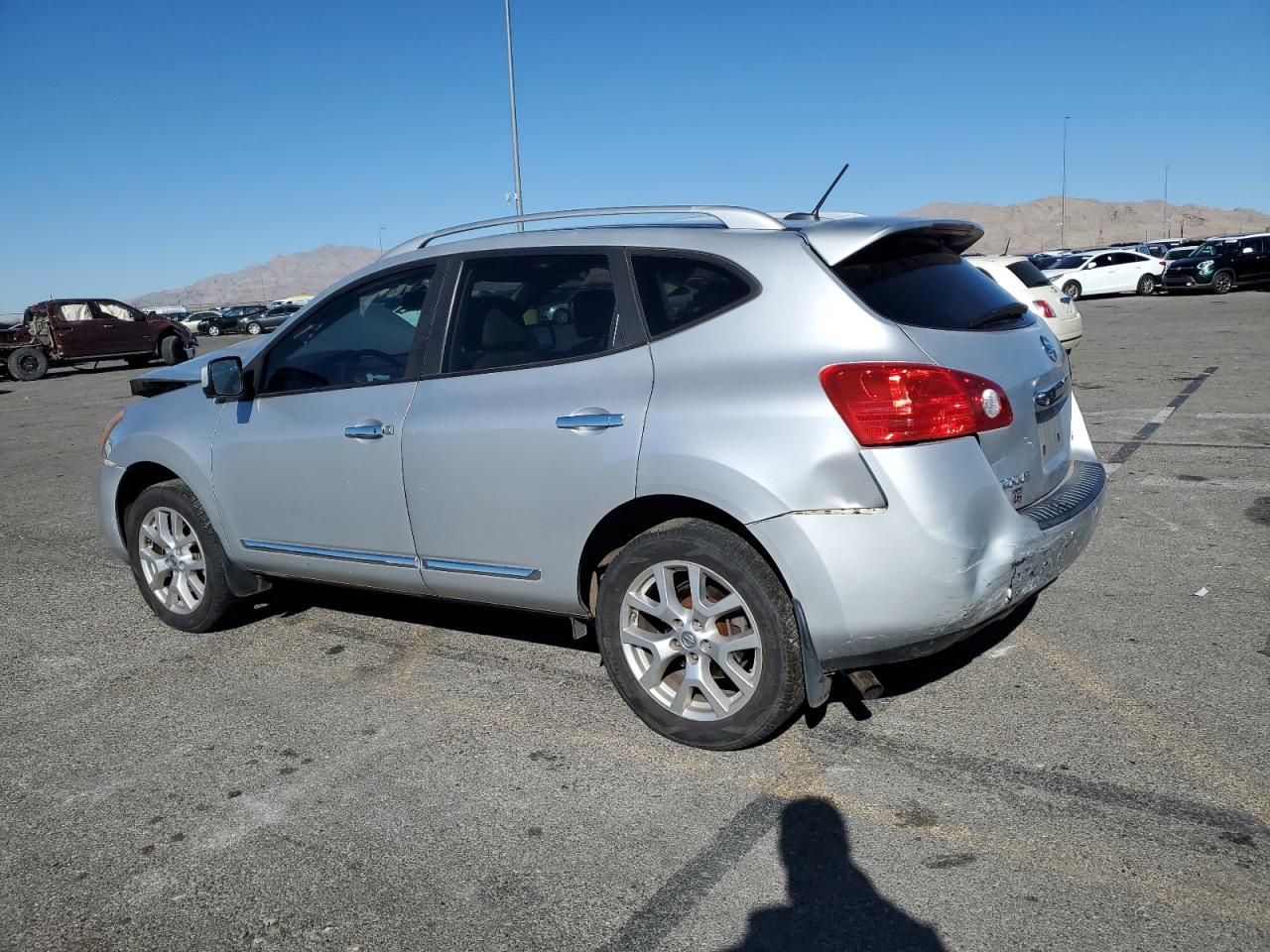 2012 Nissan Rogue VIN JN8AS5MV3CW353128 Copart auction photo, front end / rear end damage thumbnail 2
