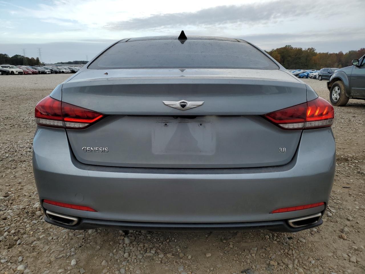 2015 Hyundai Genesis VIN KMHGN4JE9FU100693 Copart auction photo, front end damage thumbnail 6