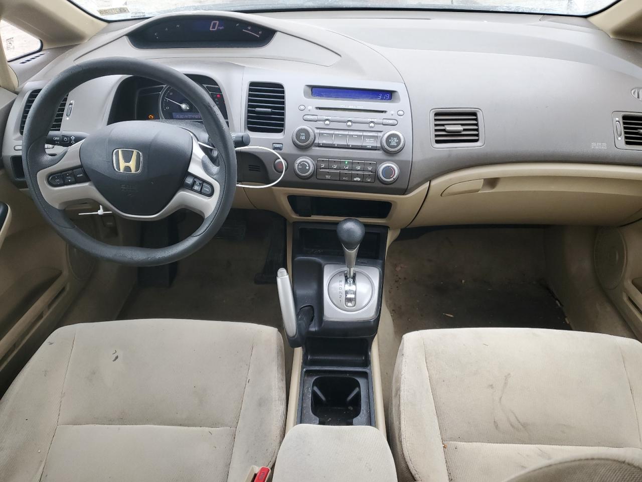 2007 Honda Civic VIN 1HGFA16877L076173 Copart auction photo, front end / rear end damage thumbnail 8