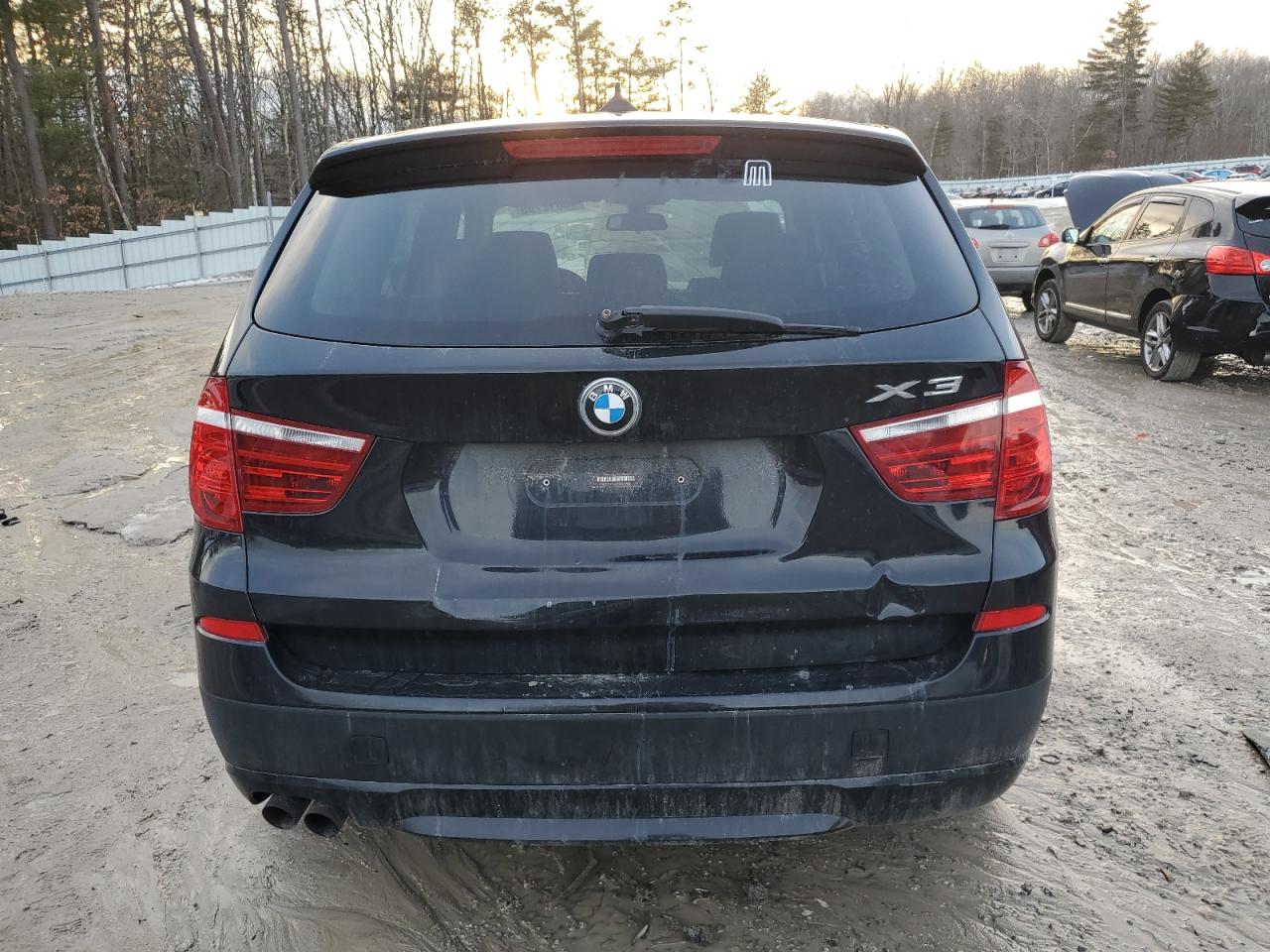 2011 BMW X3 VIN 5UXWX5C52BL705800 Copart auction photo, front end / rear end damage thumbnail 6