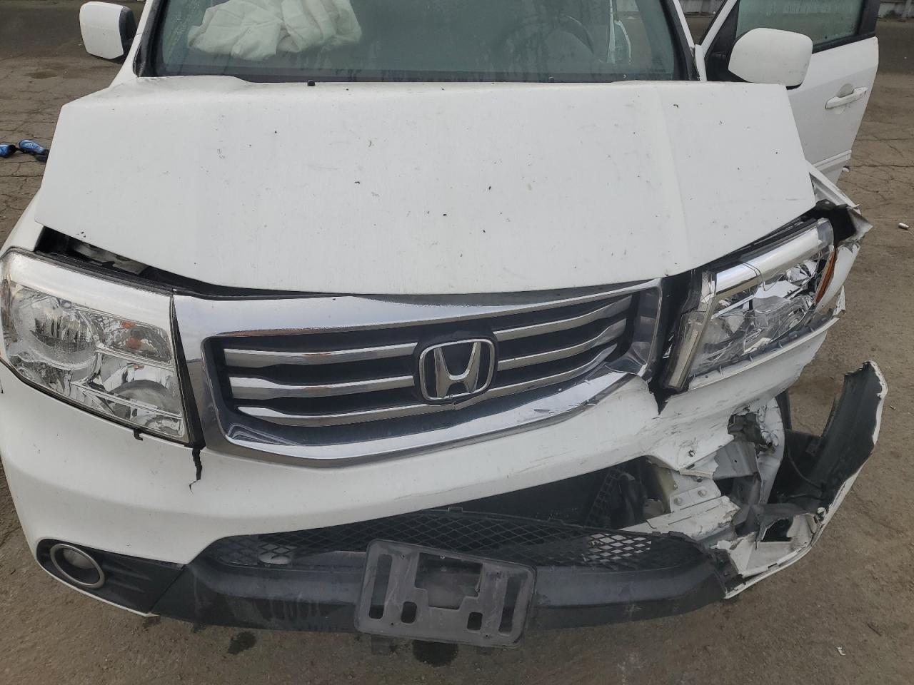 2015 Honda Pilot VIN 5FNYF4H57FB016442 Copart auction photo, front end damage thumbnail 13