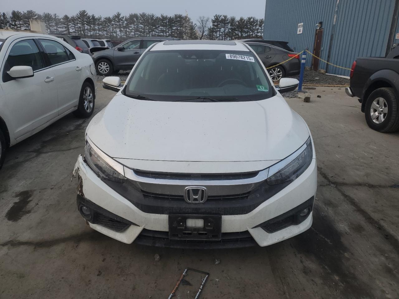 2018 Honda Civic VIN JHMFC1F9XJX002486 Copart auction photo, front end damage thumbnail 5