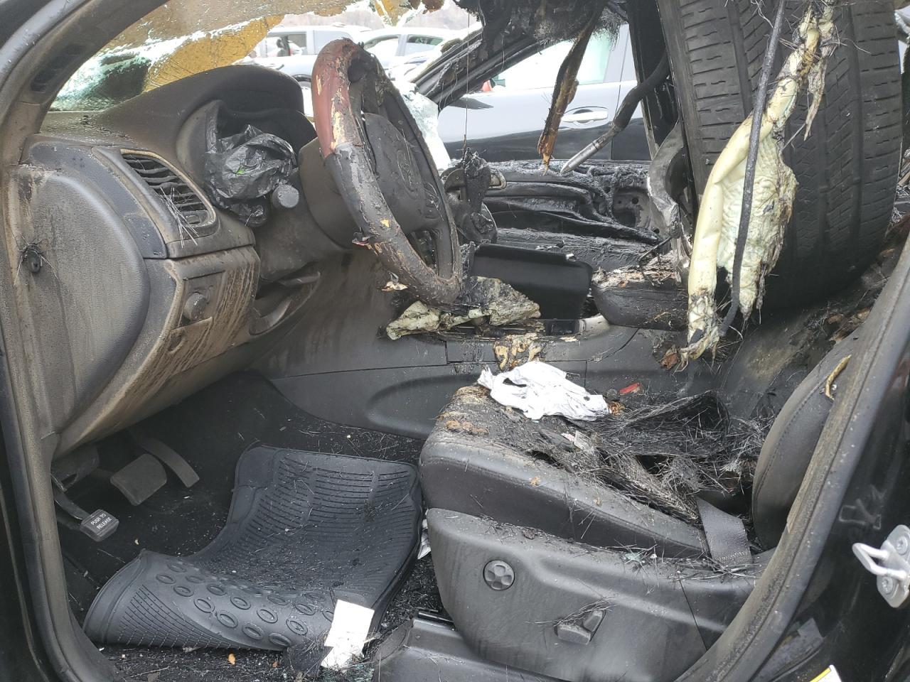 2020 Jeep Grand Cherokee VIN 1C4RJFAG7LC126314 Copart auction photo, burn damage thumbnail 7