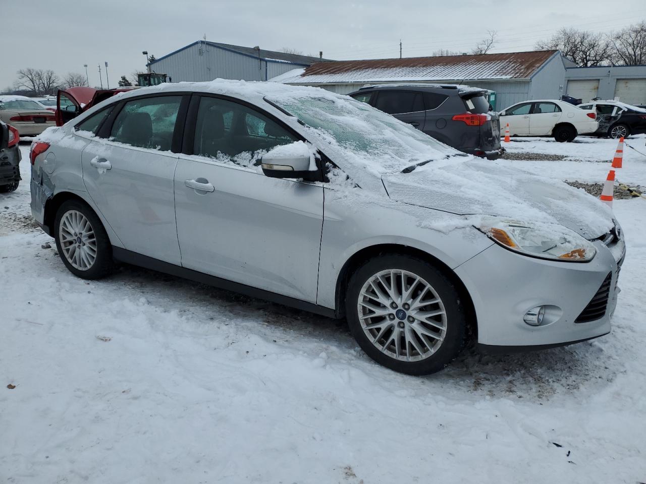 2012 Ford Focus VIN 1FAHP3H20CL354373 Copart auction photo, rear end / mechanical damage thumbnail 4
