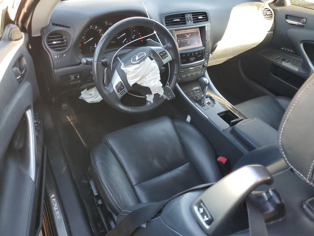 2011 Lexus IS VIN JTHFF2C20B2514647 Copart auction photo, front end / side damage thumbnail 8