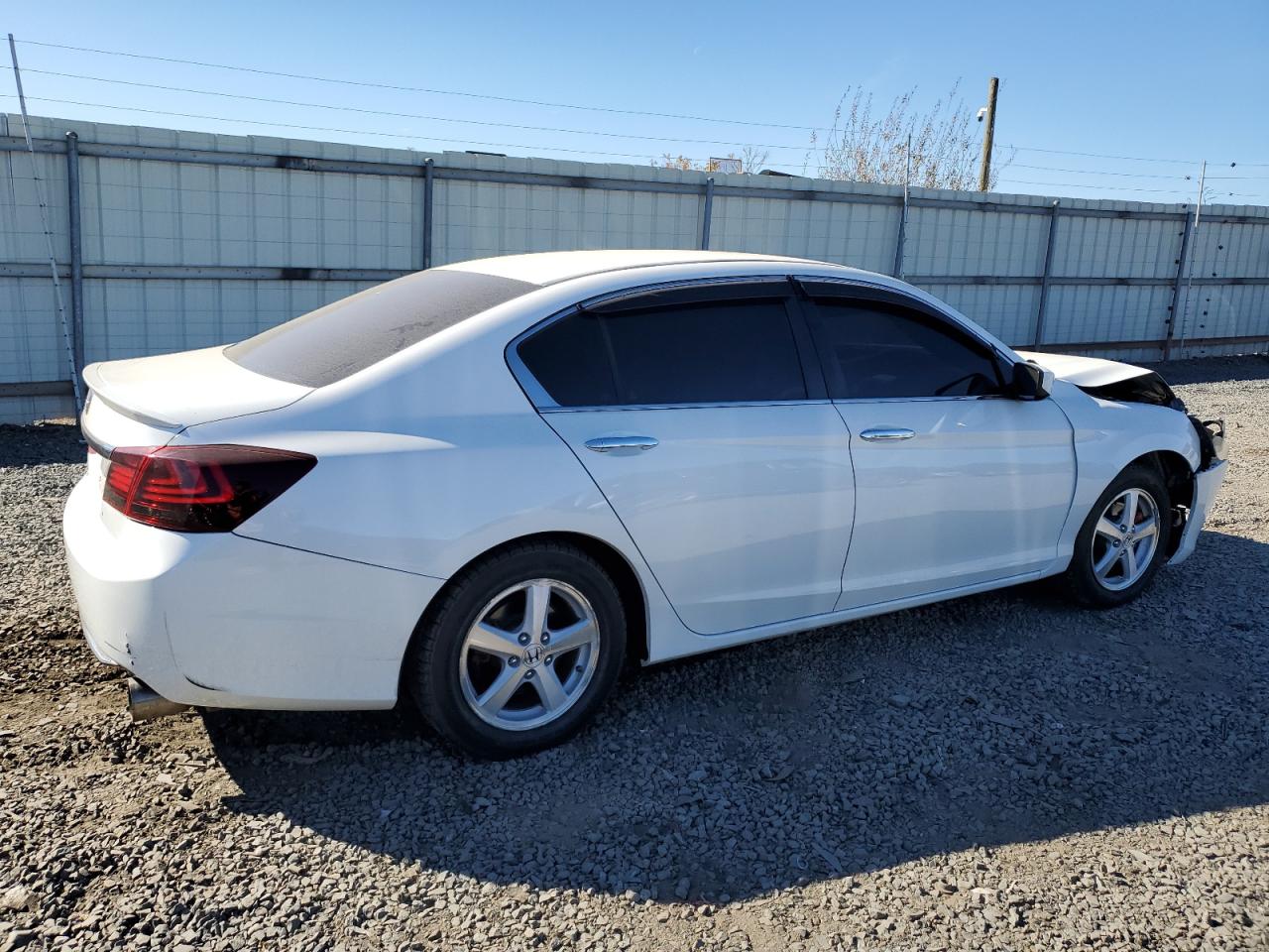 2015 Honda Accord VIN 1HGCR2F59FA242114 Copart auction photo, front end / side damage thumbnail 3