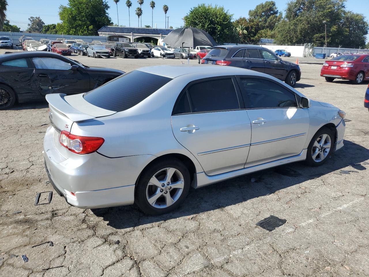 2012 Toyota Corolla VIN 5YFBU4EE8CP014232 Copart auction photo, rear end / front end damage thumbnail 3