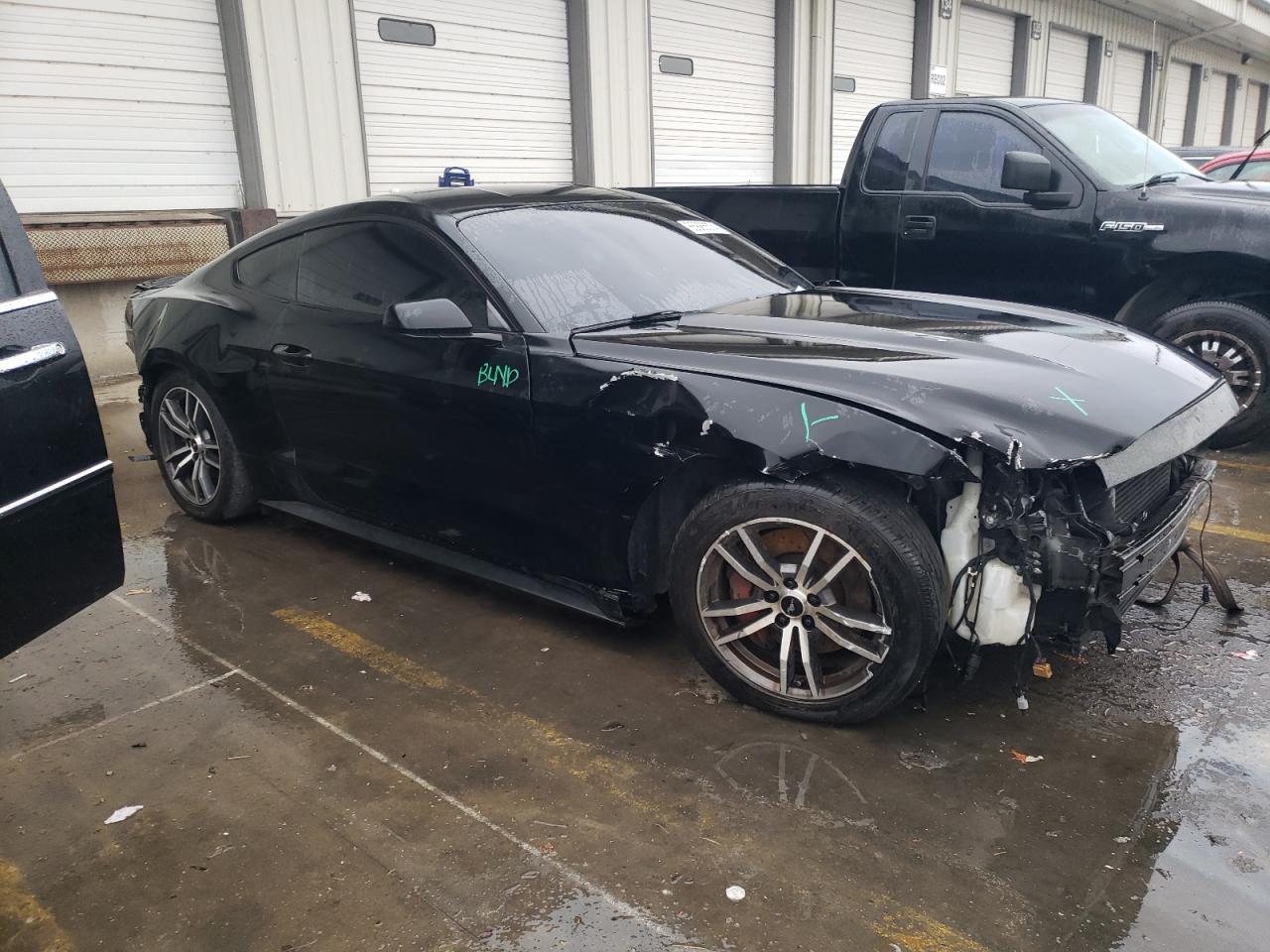 2015 Ford Mustang VIN 1FA6P8TH1F5337025 Copart auction photo, all over damage thumbnail 4
