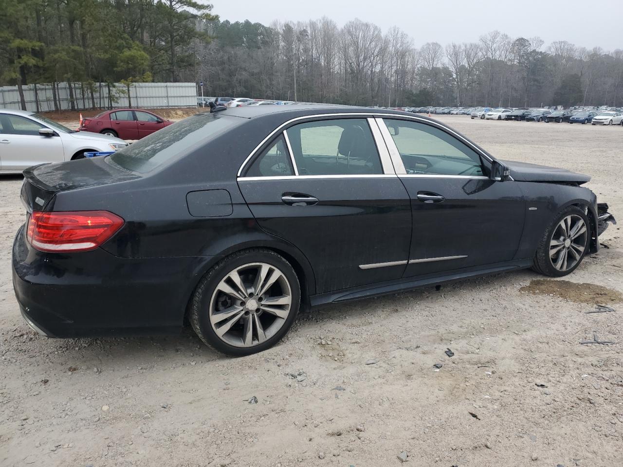 2014 Mercedes-Benz E-klasse VIN WDDHF5KB2EA788302 Copart auction photo, front end damage thumbnail 3