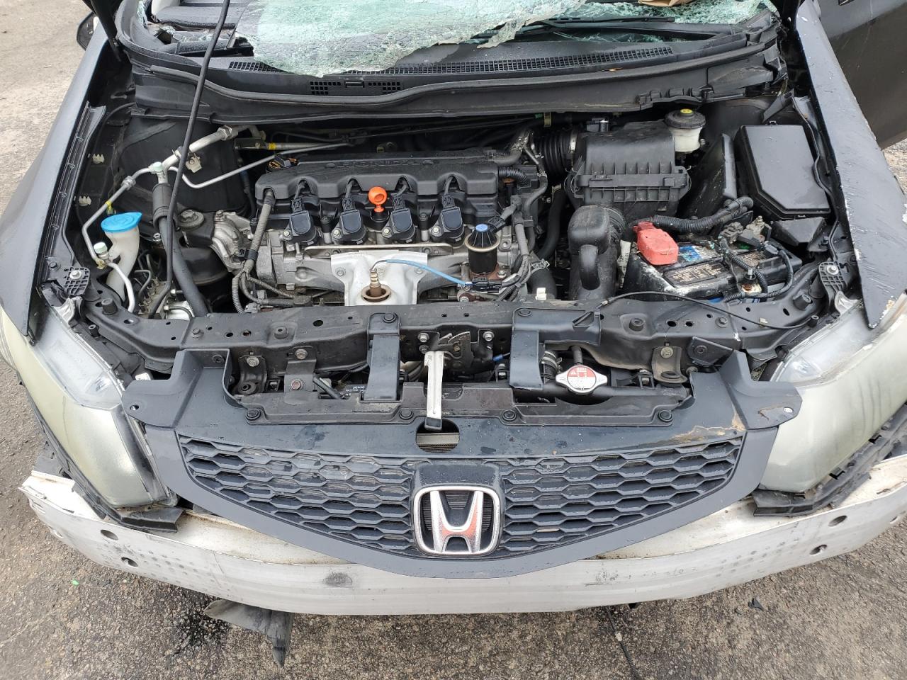 2013 Honda Civic VIN 2HGFG3B54DH528109 Copart auction photo, rollover damage thumbnail 11