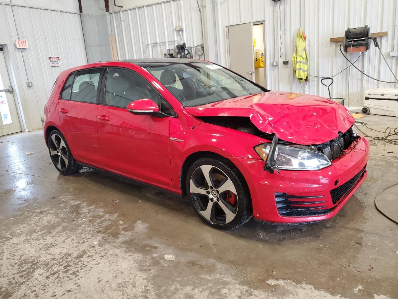 2015 Volkswagen GTI VIN 3VW4T7AU6FM024485 Copart auction photo, front end damage thumbnail 4
