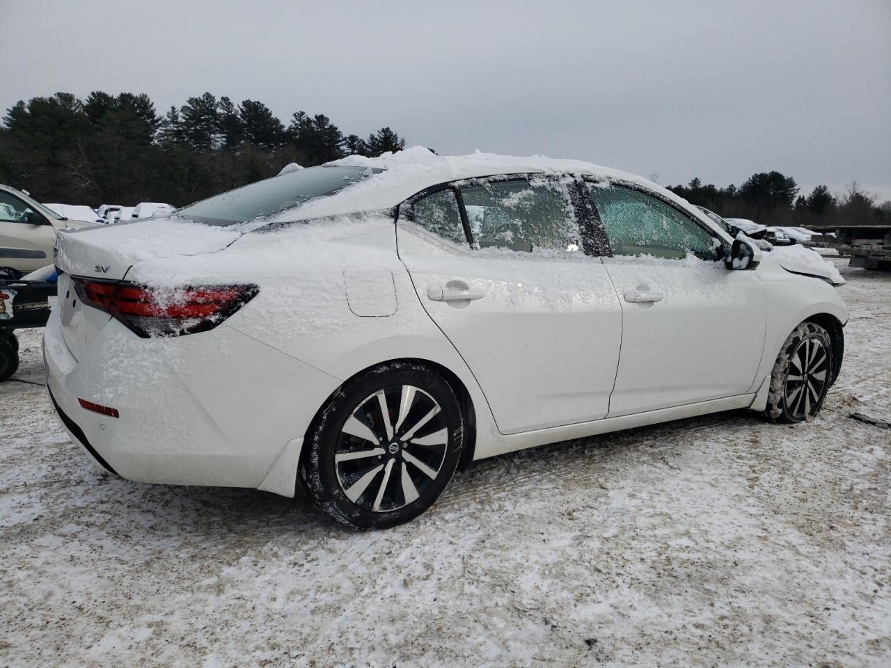 2022 Nissan Sentra VIN 3N1AB8CV8NY207322 Copart auction photo, front end damage thumbnail 3