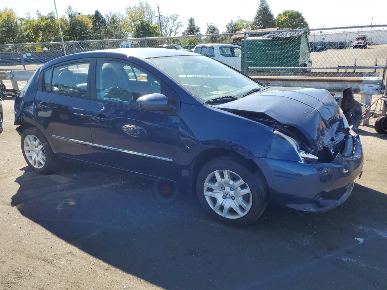 2012 Nissan Sentra VIN 3N1AB6AP7CL741124 Copart auction photo, rear end / front end damage thumbnail 4