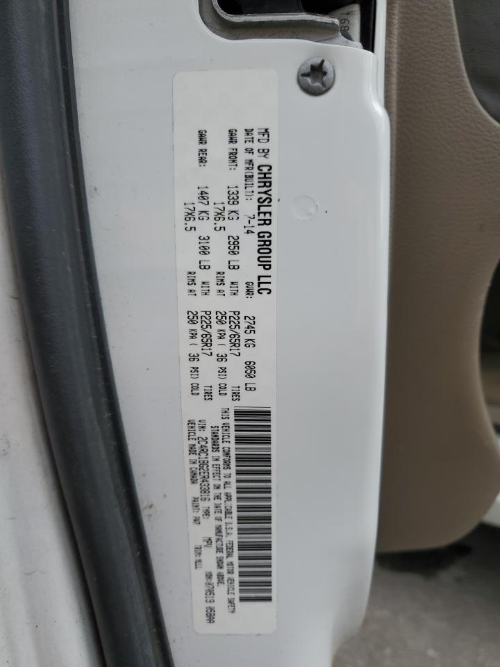 2014 Chrysler Town & Country VIN 2C4RC1BG2ER433816 Copart auction photo, front end damage thumbnail 13