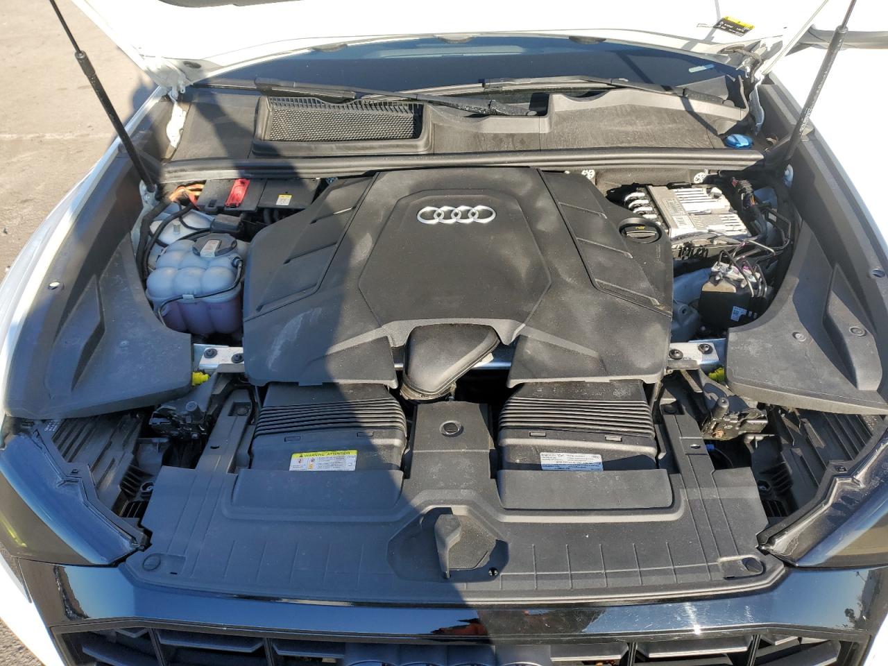 2021 Audi Q8 VIN WA1EVAF17MD020011 Copart auction photo, undercarriage / minor dent/scratches damage thumbnail 12
