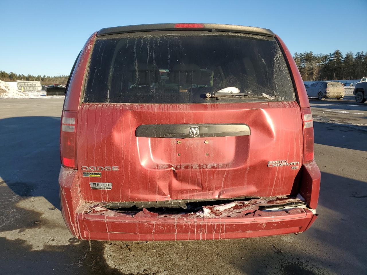 2009 Dodge Caravan VIN 1D8HN44E09B514757 Copart auction photo, rear end / minor dent/scratches damage thumbnail 6