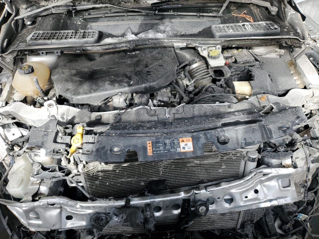 2019 Ford Escape VIN 1FMCU9J94KUA78565 Copart auction photo, front end / side damage thumbnail 12