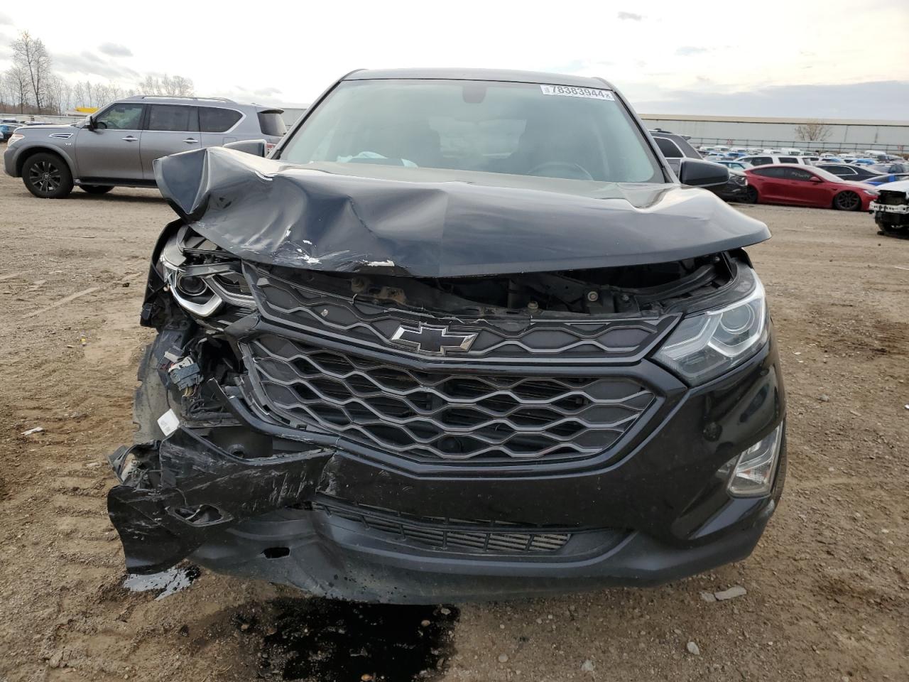 2019 Chevrolet Equinox VIN 2GNAXVEX9K6157000 Copart auction photo, front end / side damage thumbnail 5
