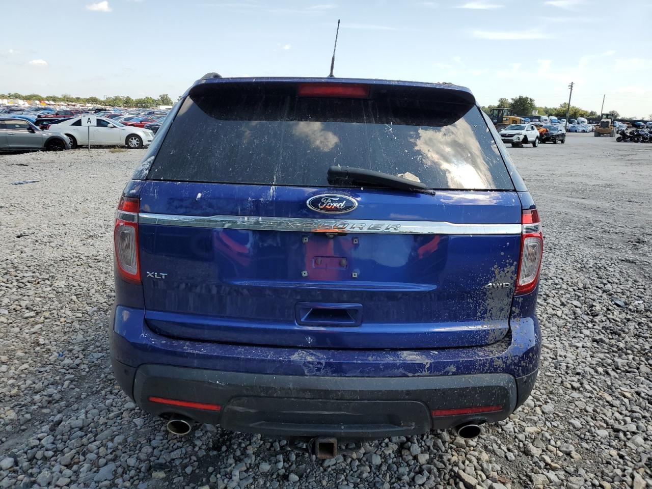 2015 Ford Explorer VIN 1FM5K8D82FGA81206 Copart auction photo, burn damage thumbnail 6