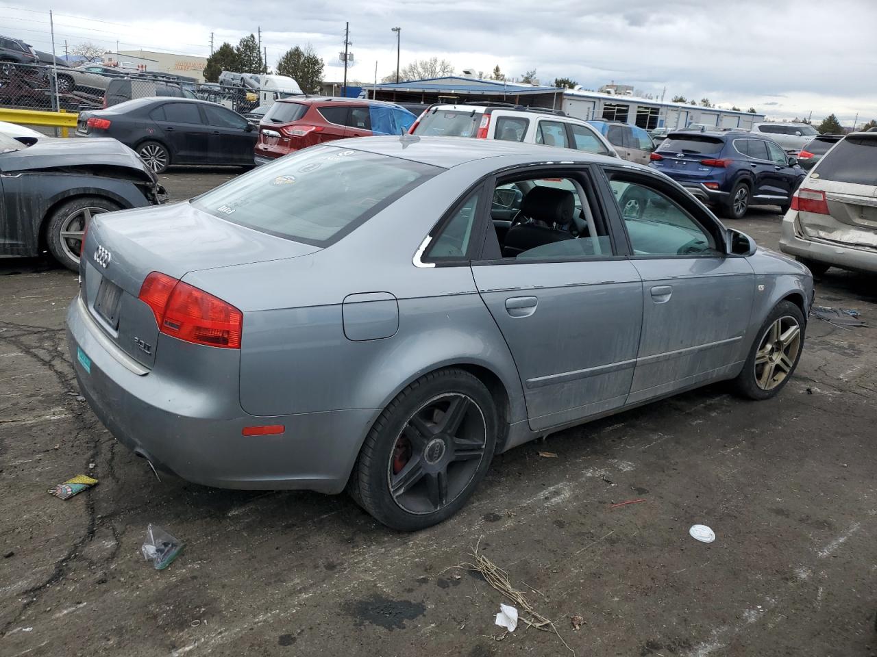 2007 Audi A4 VIN WAUDF78EX7A097525 Copart auction photo, biohazard/chemical damage thumbnail 3