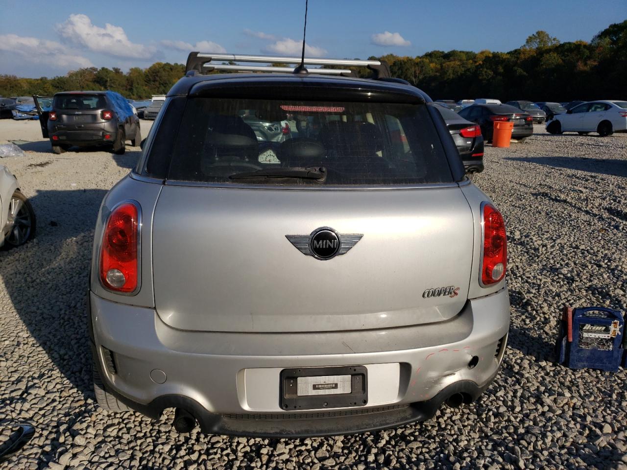 2013 MINI Cooper VIN WMWZC3C58DWP20623 Copart auction photo, front end damage thumbnail 6