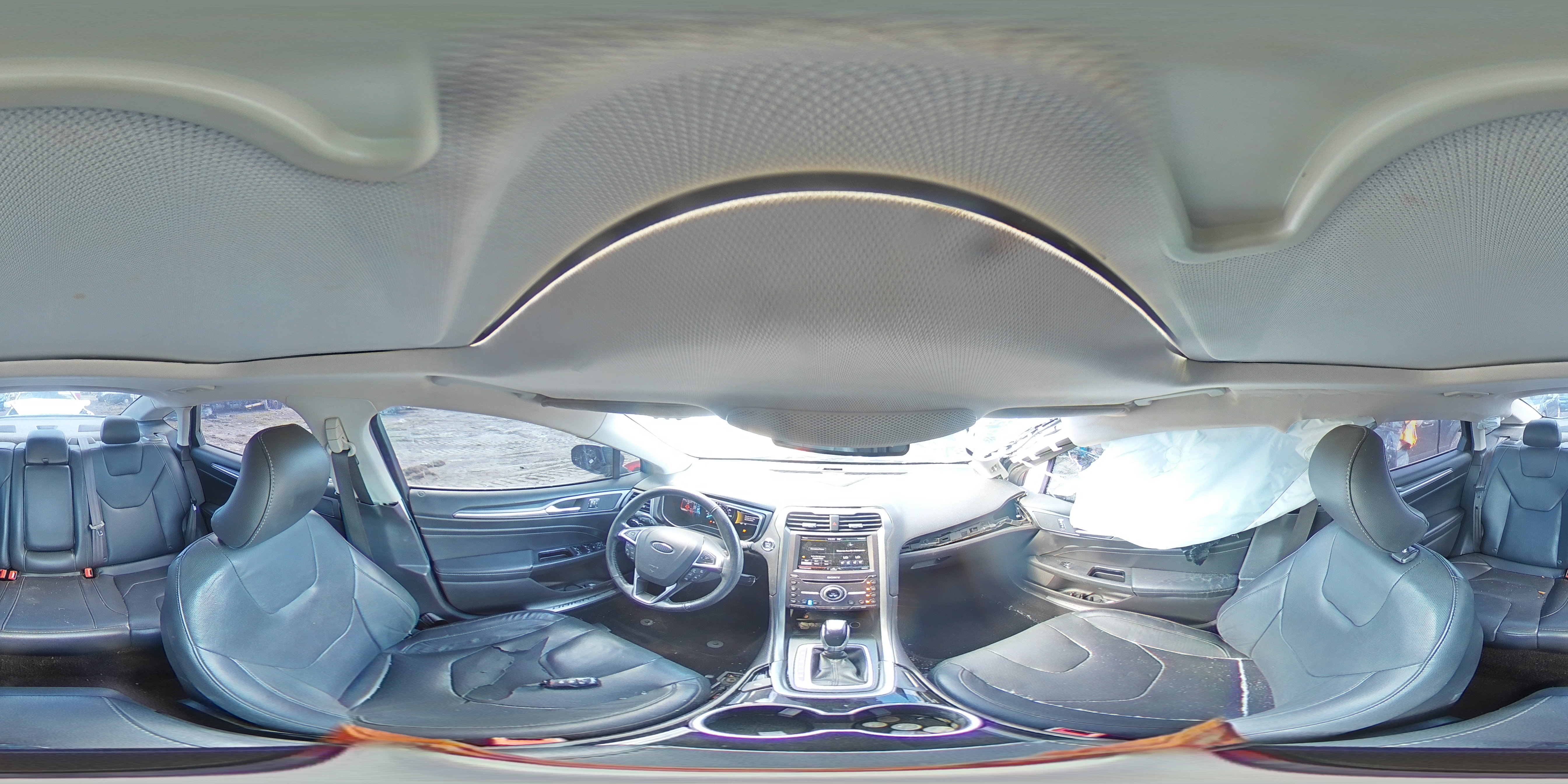 2016 Ford Fusion VIN 3FA6P0K91GR376983 Copart auction photo, side / front end damage thumbnail 13