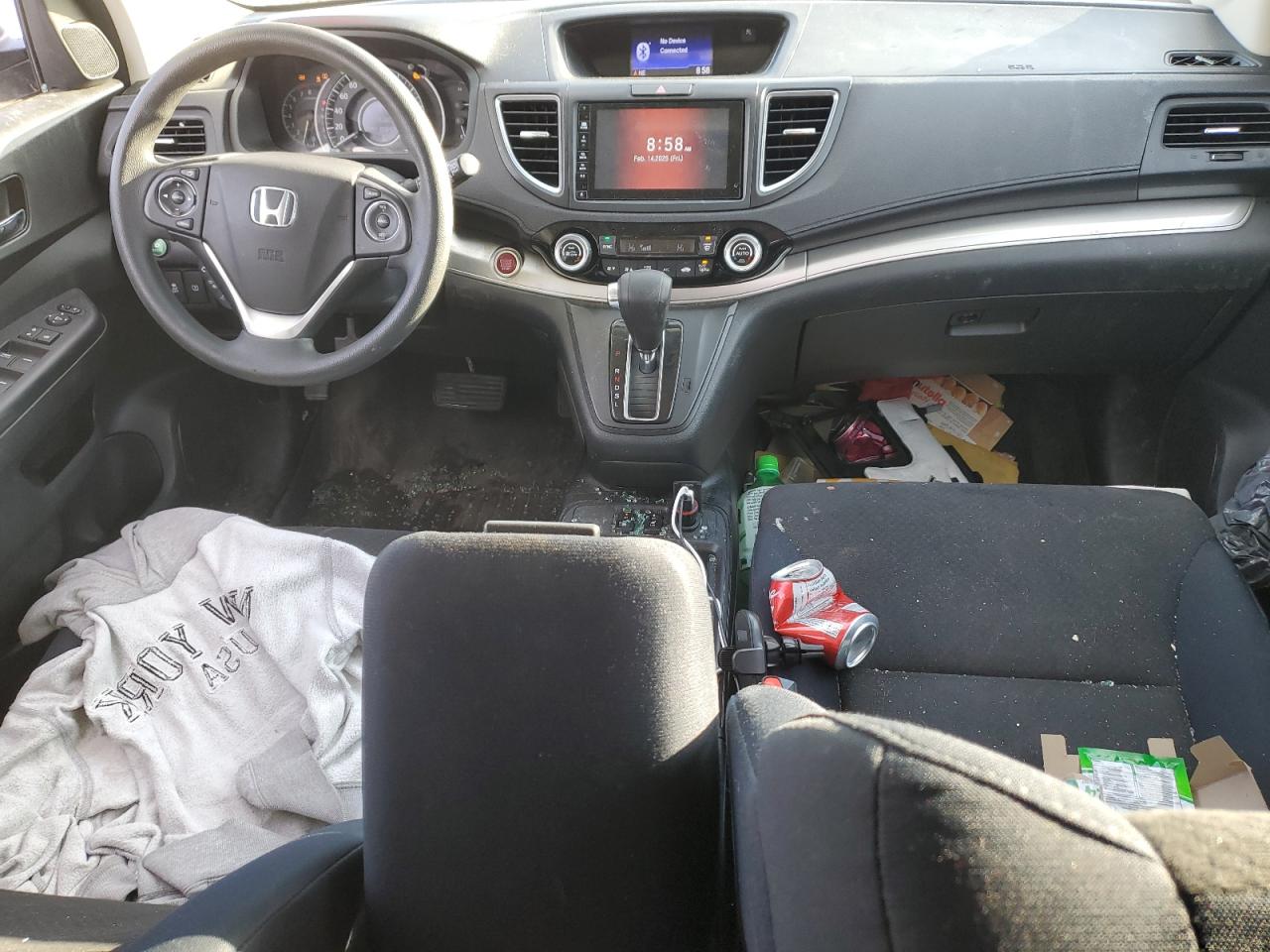 2016 Honda CR-V VIN 2HKRM4H52GH112539 Copart auction photo, vandalism / front end damage thumbnail 8