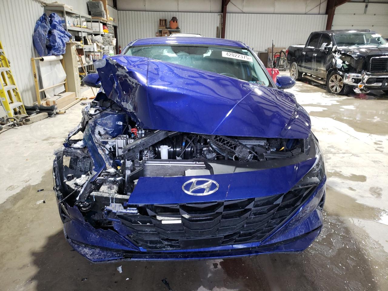 2023 Hyundai Elantra VIN KMHLS4AG2PU443517 Copart auction photo, front end damage thumbnail 5