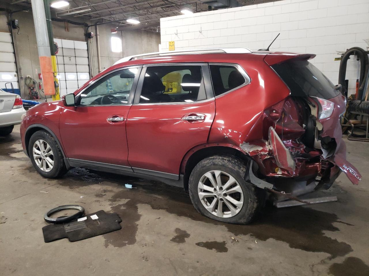 2015 Nissan Rogue VIN KNMAT2MT5FP548734 Copart auction photo, rear end damage thumbnail 2