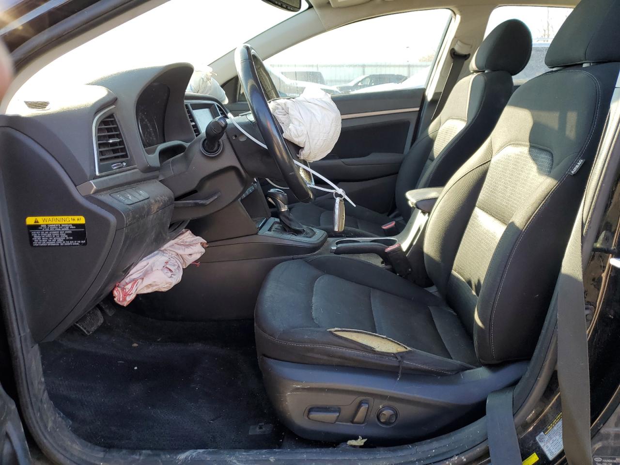 2017 Hyundai Elantra VIN 5NPD84LFXHH129427 Copart auction photo, front end / undercarriage damage thumbnail 7