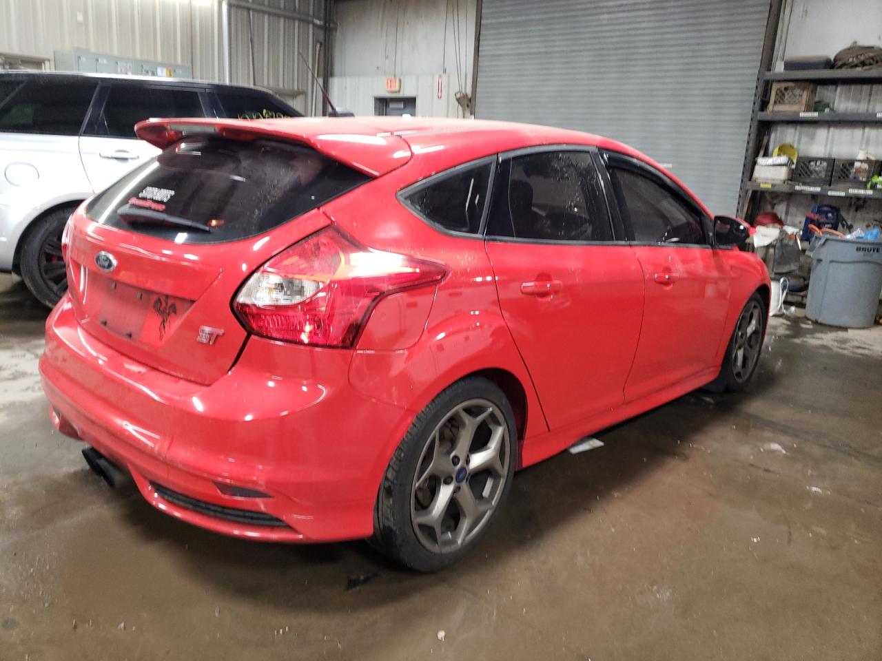 2013 Ford Focus VIN 1FADP3L9XDL251580 Copart auction photo, front end damage thumbnail 3