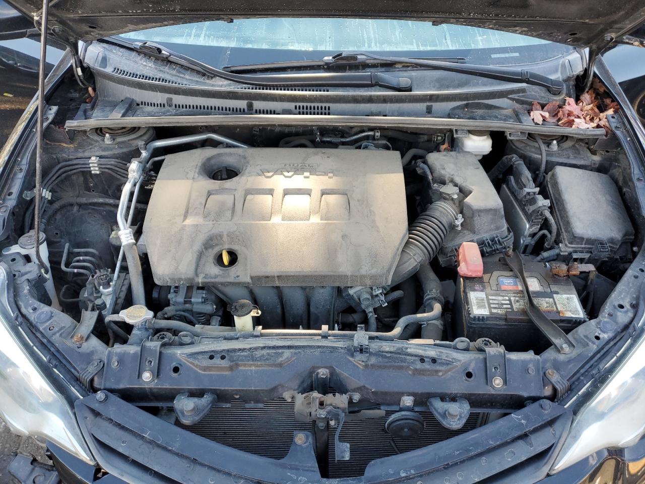 2014 Toyota Corolla VIN 2T1BURHE2EC165742 Copart auction photo, front end / top/roof damage thumbnail 13