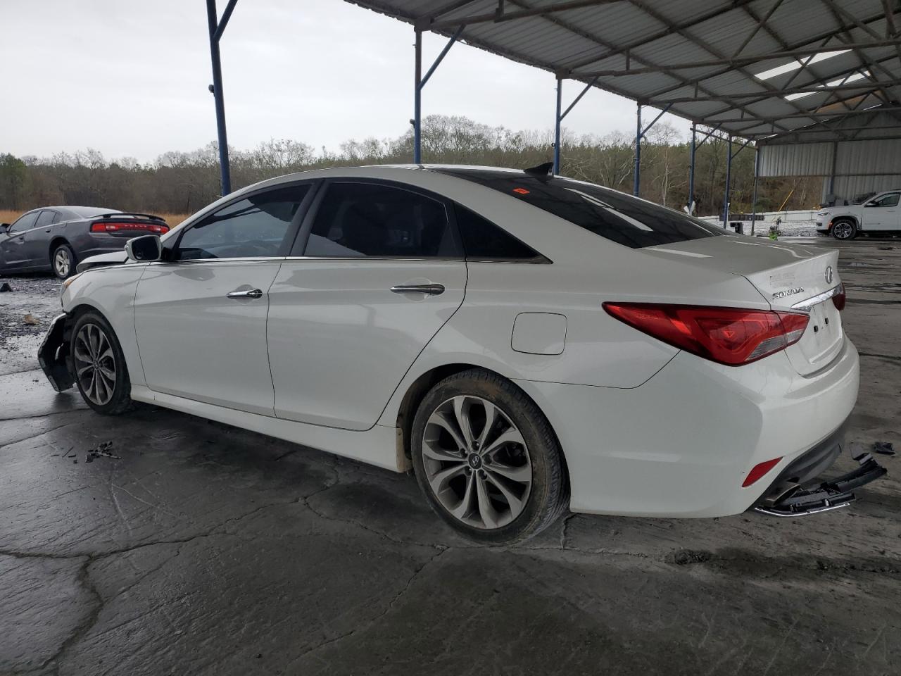 2014 Hyundai Sonata VIN 5NPEC4AB2EH842062 Copart auction photo, front end damage thumbnail 2