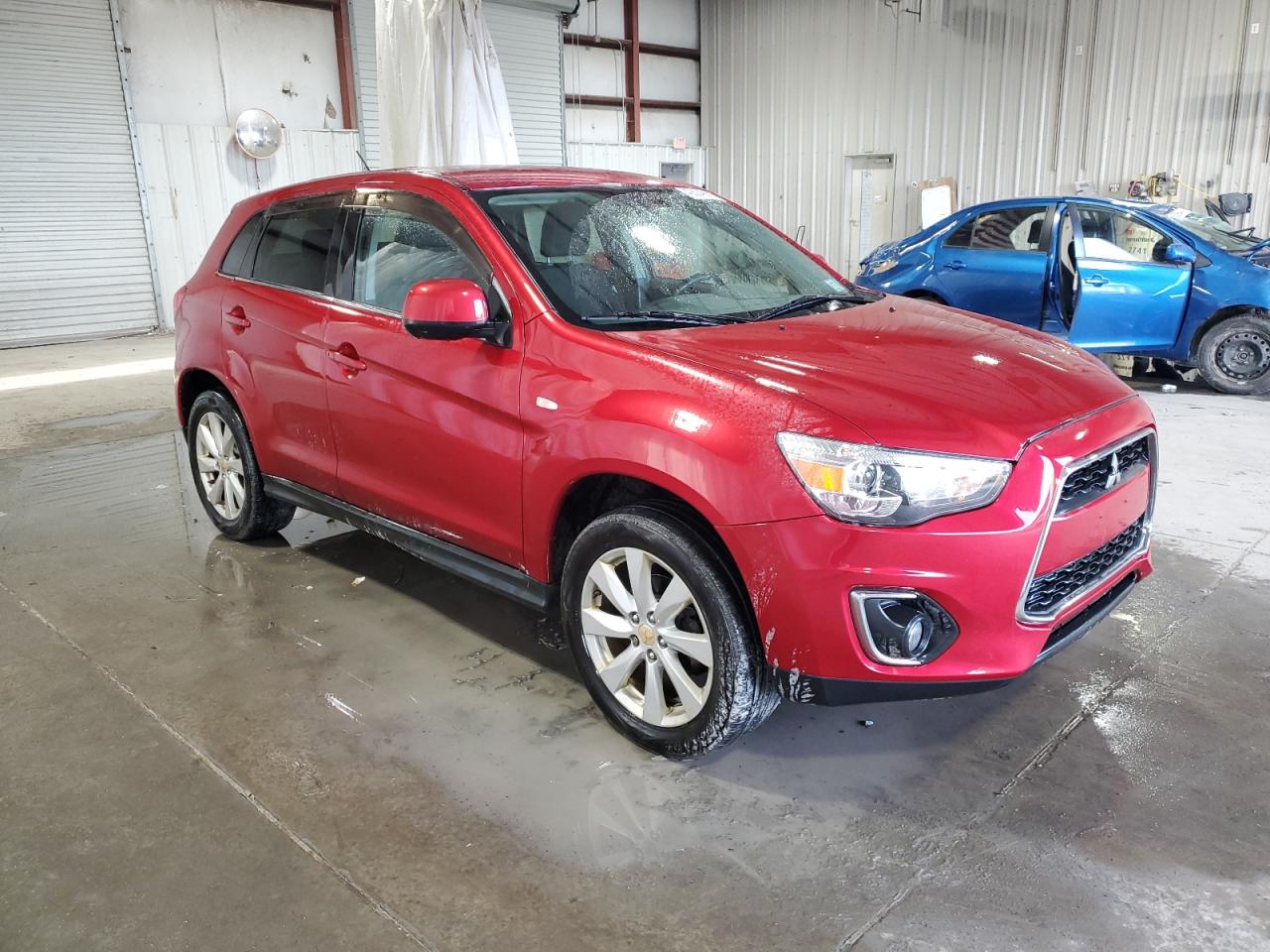 2014 Mitsubishi Outlander VIN 4A4AR4AU8EE016355 Copart auction photo, side damage thumbnail 4