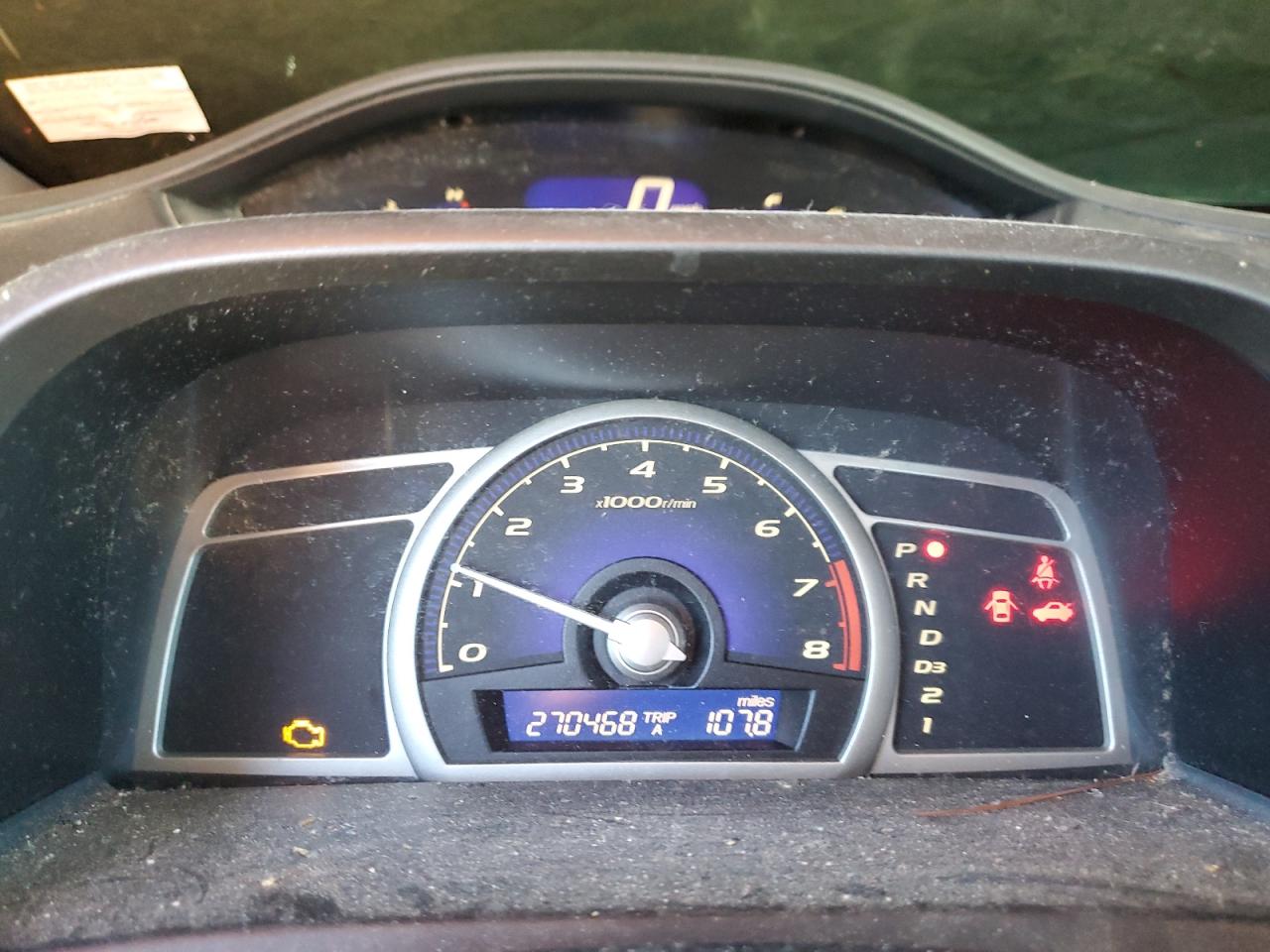 2009 Honda Civic VIN 2HGFA16649H340187 Copart auction photo, rear end damage thumbnail 9