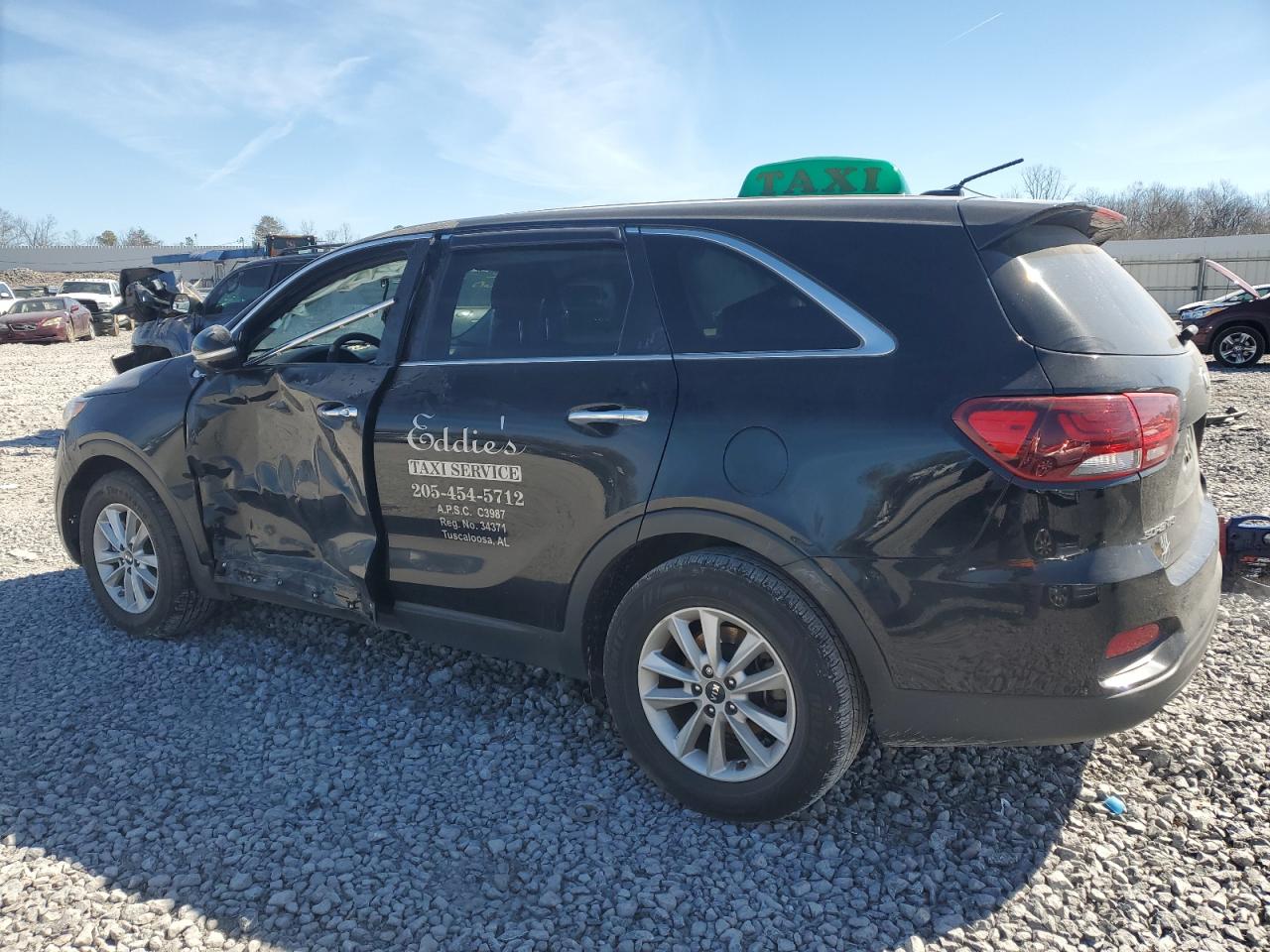 2020 KIA Sorento VIN 5XYPG4A38LG639784 Copart auction photo, side damage thumbnail 2