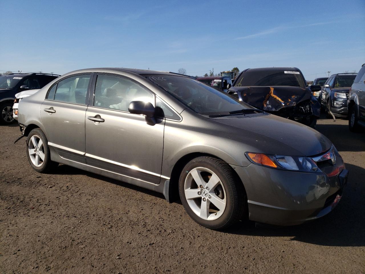 2006 Honda Civic VIN 2HGFA16856H528519 Copart auction photo, side / rear end damage thumbnail 4