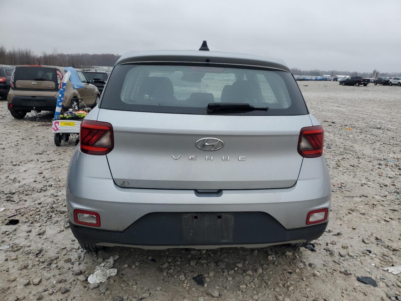 2021 Hyundai Venue VIN KMHRB8A35MU079359 Copart auction photo, front end / side damage thumbnail 6