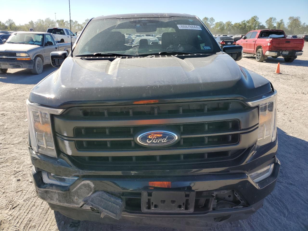 2022 Ford F-150 VIN 1FTFW1E82NKE95889 Copart auction photo, front end / rear end damage thumbnail 5