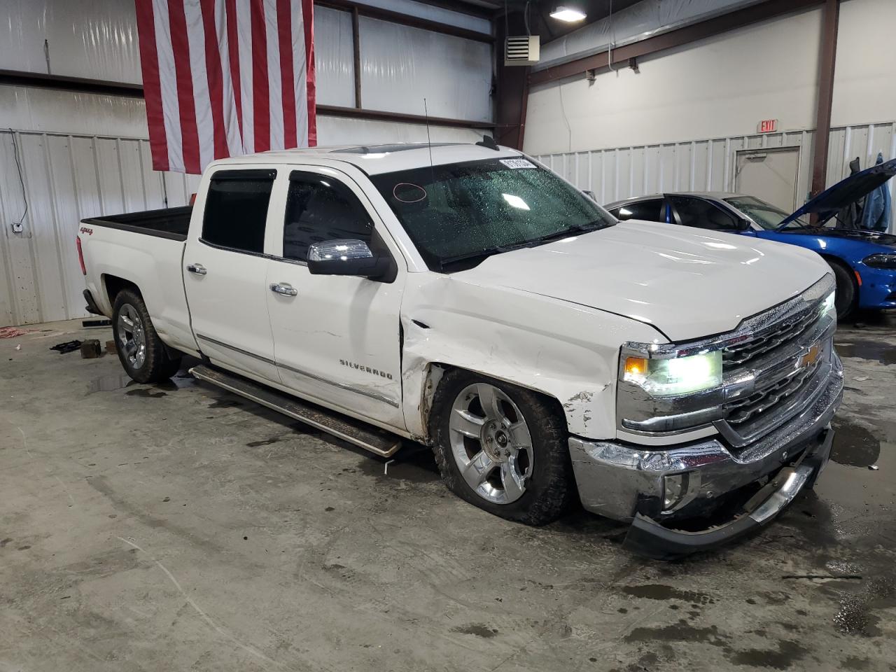 2016 Chevrolet Silverado VIN 3GCUKSEC2GG123279 Copart auction photo, front end / undercarriage damage thumbnail 4