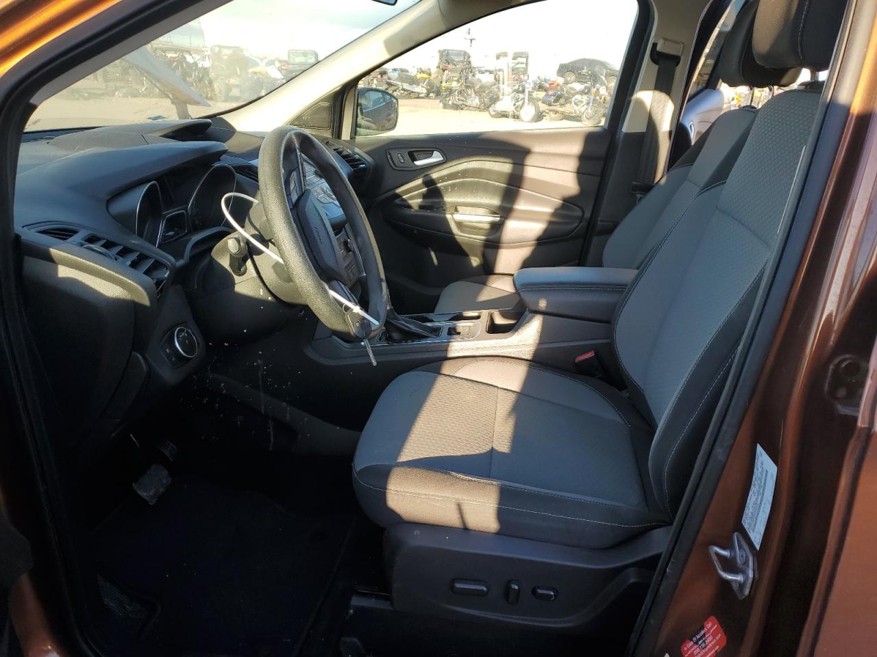 2017 Ford Escape VIN 1FMCU9GD5HUA84539 Copart auction photo, front end / undercarriage damage thumbnail 7